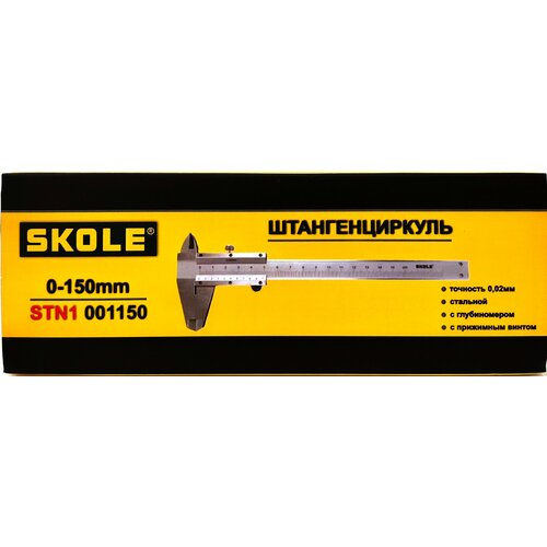 Штангенциркуль SKOLE 15см, нониус, 0,02мм