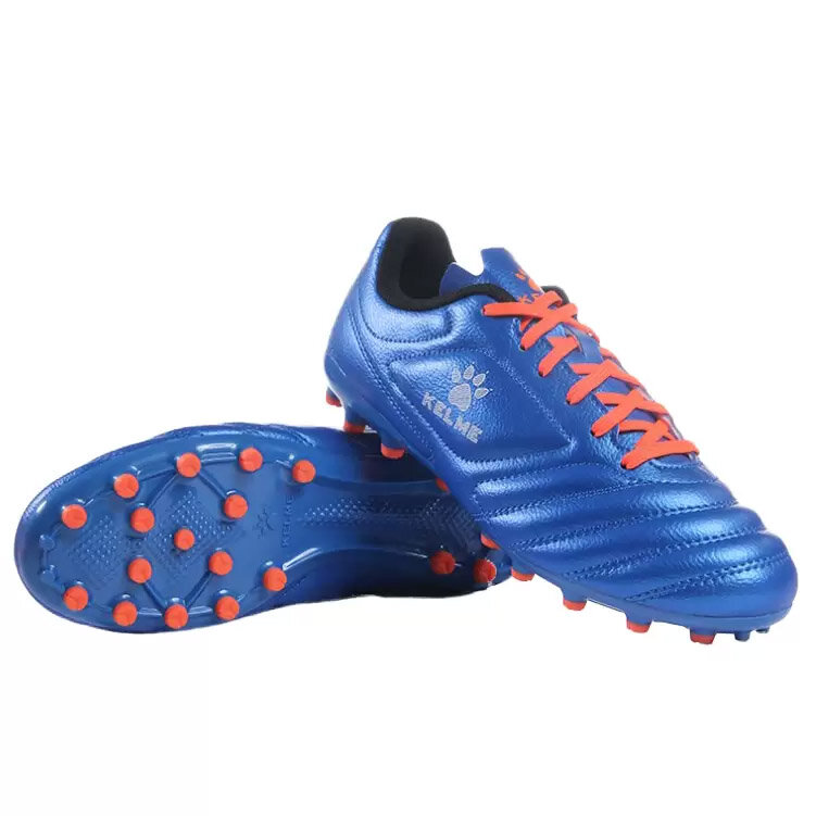 Бутсы Kelme, размер 44, синий/оранжевый