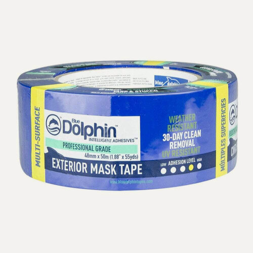 Изображение товара Малярная лента BLUE DOLPHIN 02-3-01-EN BDN (BL) 48мм X 50м, для наружных работ