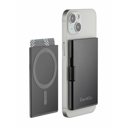 фото Картхолдер cardgo, фактура матовая, черный