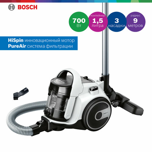 Пылесос Bosch Serie 2 BGS05A222 контейнер 15 л сухая уборка 21790₽