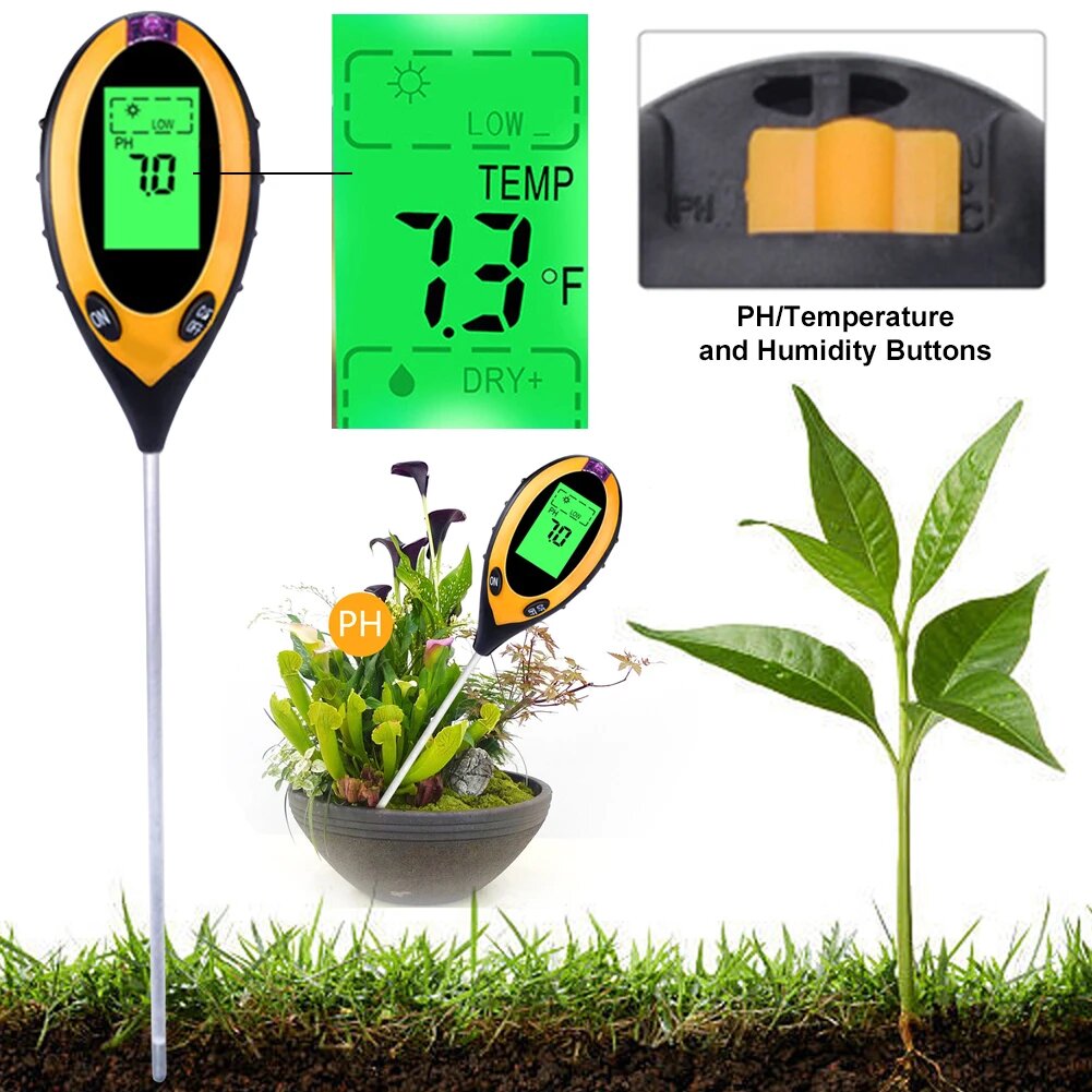 Тестеры JOCESTYLE Soil Tester 4 в 1