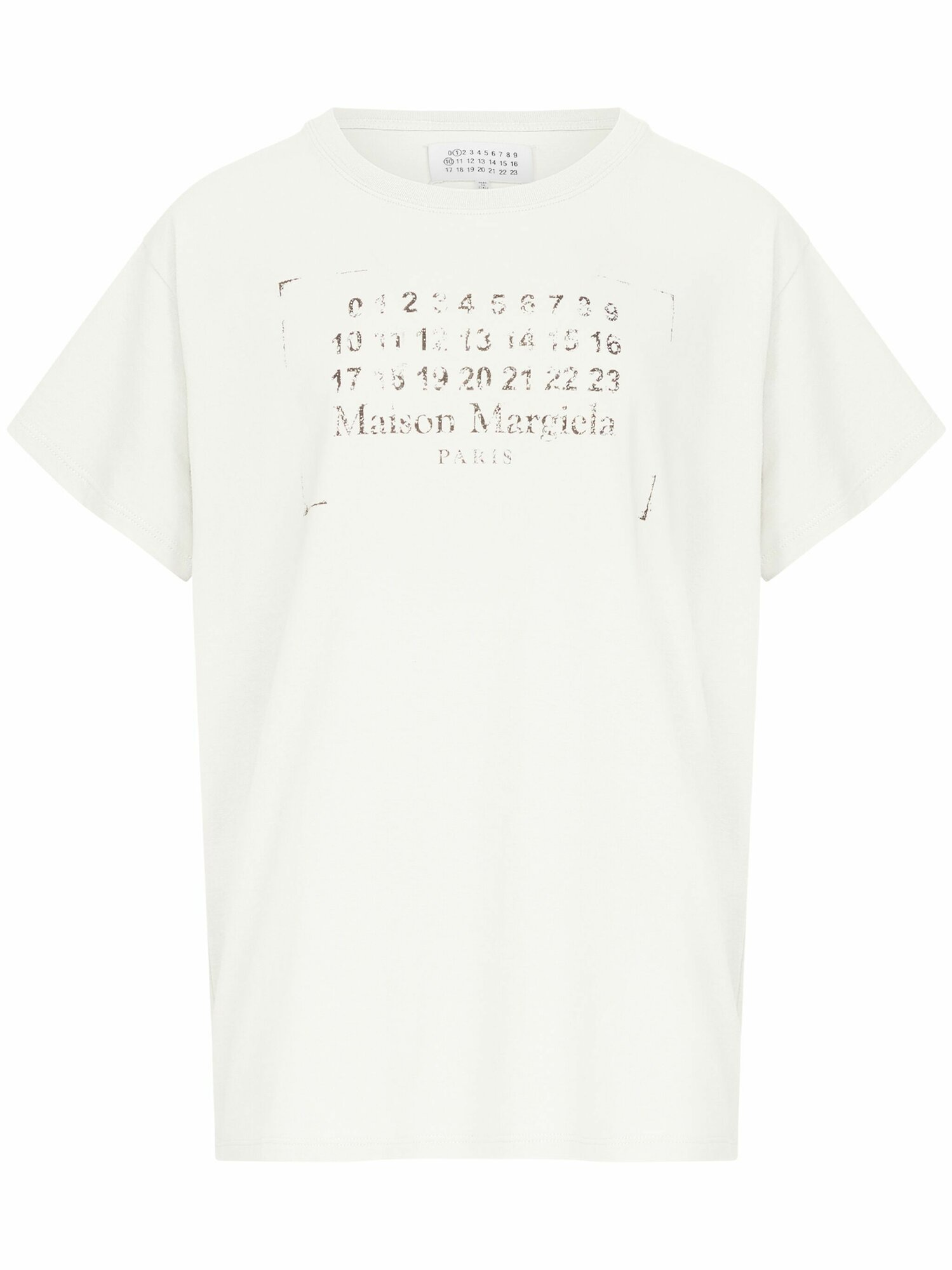 Футболка Maison Margiela, размер S, бежевый