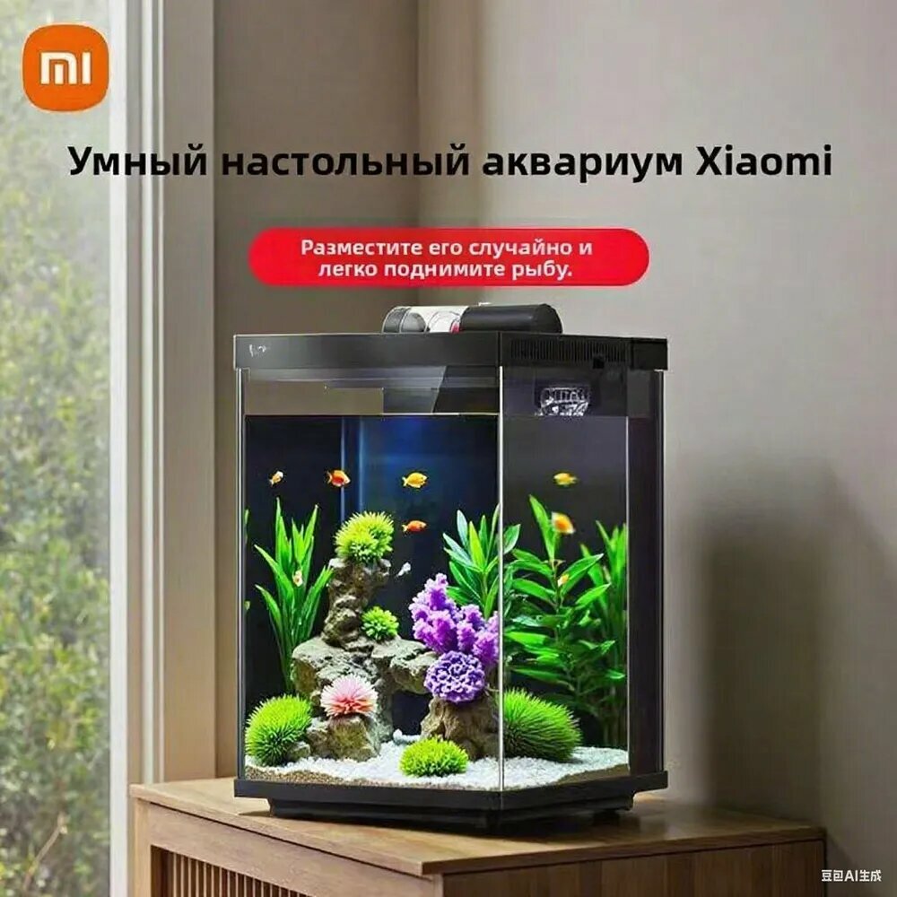 Умный аквариум Xiaomi Mijia Smart Desktop Fish Tank 10L