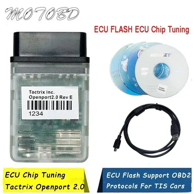 Tactrix Openport 20 с ECU FLASH чип ECU Tactrix Openport 20 ECUFLASH с полным комплектом SW