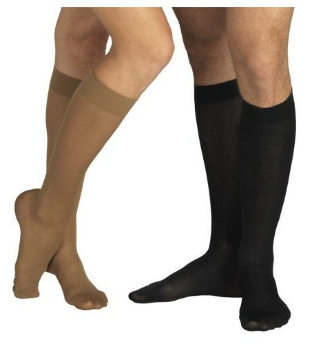Гольфы Тонус Эласт Long socks 1-го класса компрессии, 0401 (Женские, Закрытый, Рост 2 (170-182 см), 5 ( XL ), Черный)