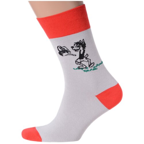 Носки MoscowSocksClub, размер 29 (44-46), серый