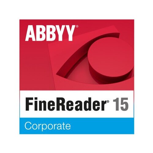 Электронная лицензия ABBYY FineReader PDF 15 Corporate 3 года, AF15-3S5W01-102