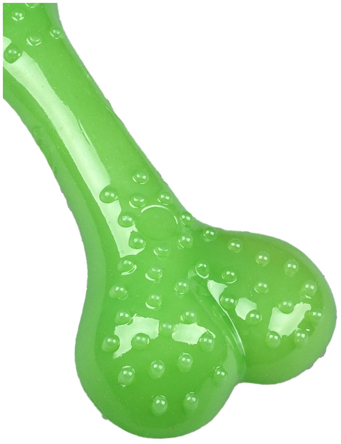 Игрушка для собак COMFY by AQUAEL MINT Косточка с ароматом мяты, 8.5 см, зеленая - фотография № 3