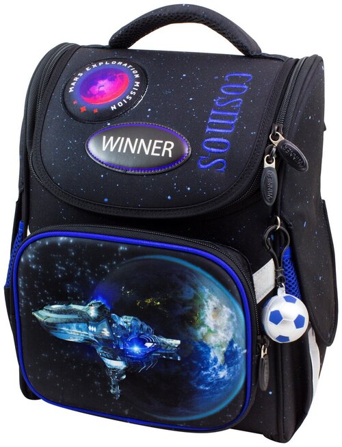 Рюкзак школьный для мальчика Winner 2035 космос