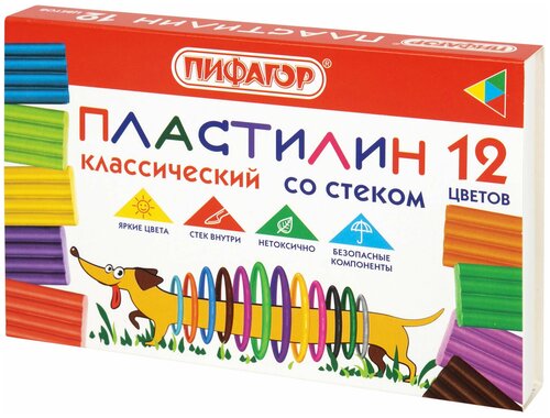 Пластилин классический пифагор 