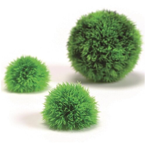 Набор из 3-х зеленых водных шаров, Aquatic topiary ball set 3 green