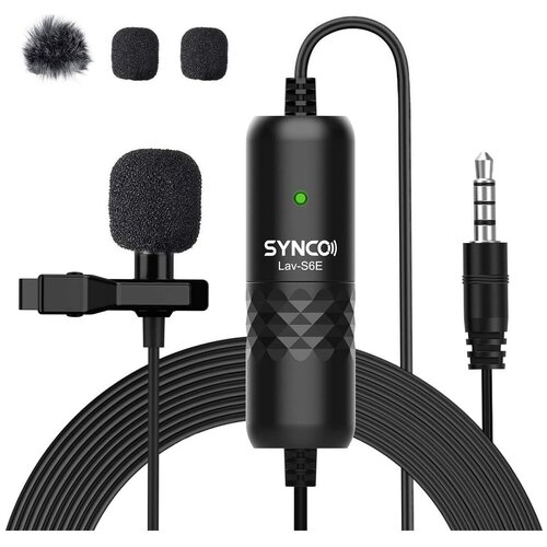 Микрофон Synco Lav-S6E петличный микрофон synco lav s6e