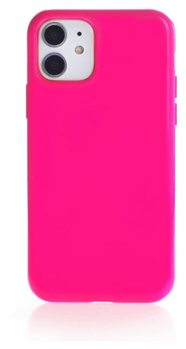 Чехол силиконовый для iPhone 11 Pro 5.8" Full case series ярко-розовый
