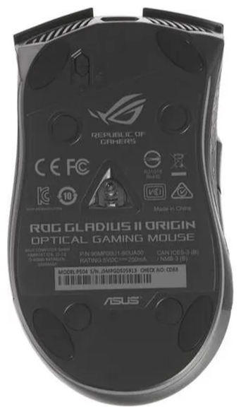 Мышь ASUS ROG Gladius II Origin, черный