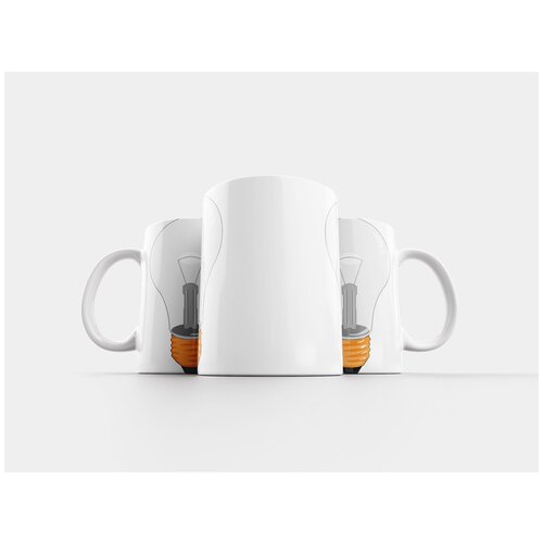 фото Кружка "лампочка, напольная лампа, электричество" 320 мл lotsprints