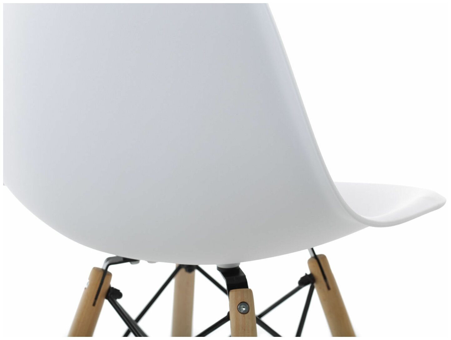 Комплект кухонных стульев для дома CH 20, 4 шт, пластик белый - фотография № 9