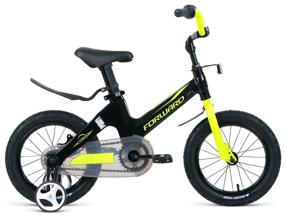 Велосипед Forward Cosmo 12 2020 черный/зеленый