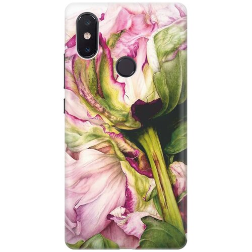 фото Re:pa накладка transparent для xiaomi mi 8 se с принтом "нежность цветка"