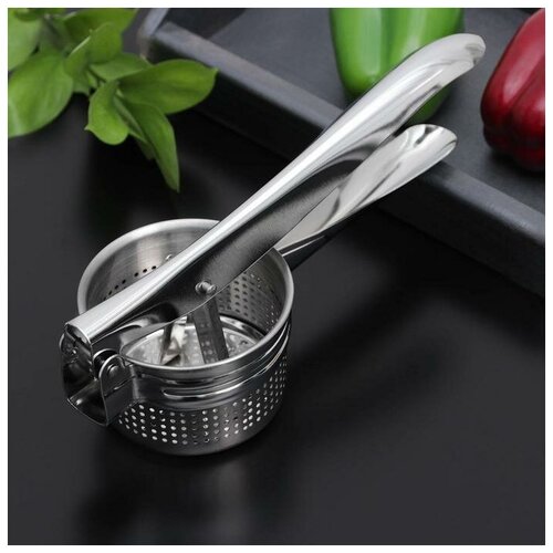 Пресс для картофельного пюре Доляна Умелец 28х11х95 см сталь 149400₽