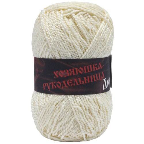 Пряжа для вязания для вязания 'Люкс' 50г 140м (100% полипропилен) (белый), 10 мотков