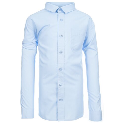 школьная рубашка imperator размер 128 134 синий Школьная рубашка Imperator, размер 128-134, голубой
