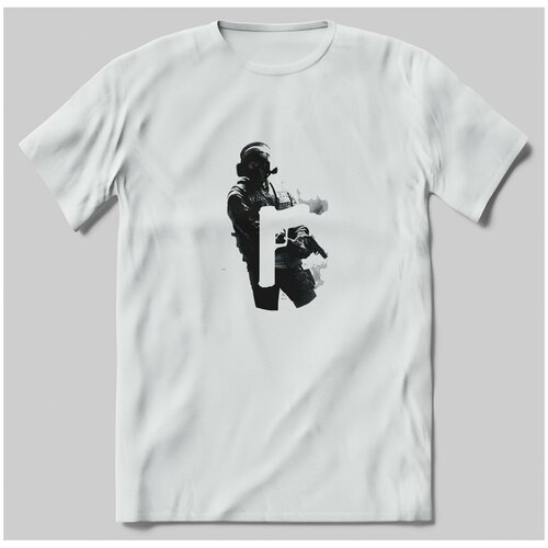 фото Футболка с принтом raimbow six siege - 153 brut-shop