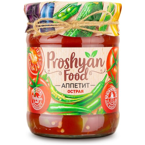 Аппетит PROSHYAN FOOD стеклянная банка 480г