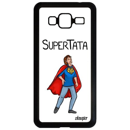 фото Новый чехол на телефон // galaxy j3 2016 // "супертетя" рисунок юмор, utaupia, белый