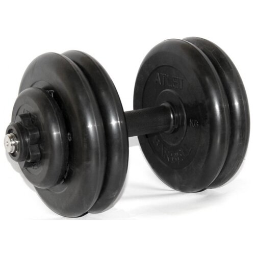 Гантель разборная MB Barbell резина черный гантель разборная barbell mb fdbm31 at12