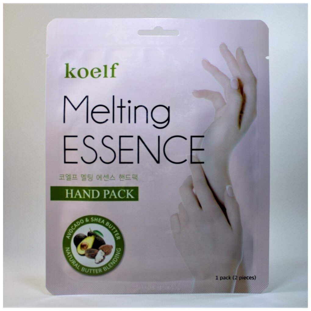 Koelf Маска-перчатки Melting essence hand pack 1 пара, 20 мл