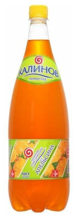 Лимонад Калинов Апельсин, 1,5 л х 6 шт
