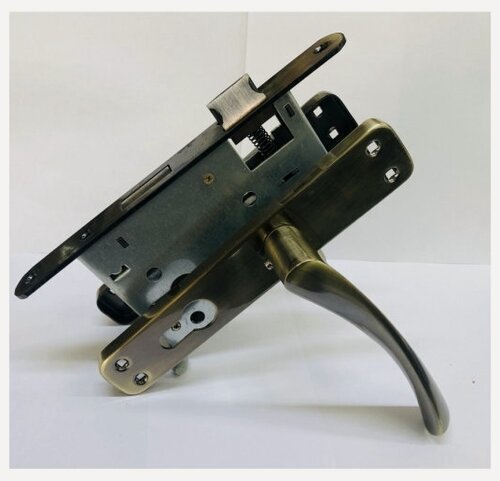 Изображение товара Замок врезной с ручками Каскад под Зенит ЗВ 4.3.01