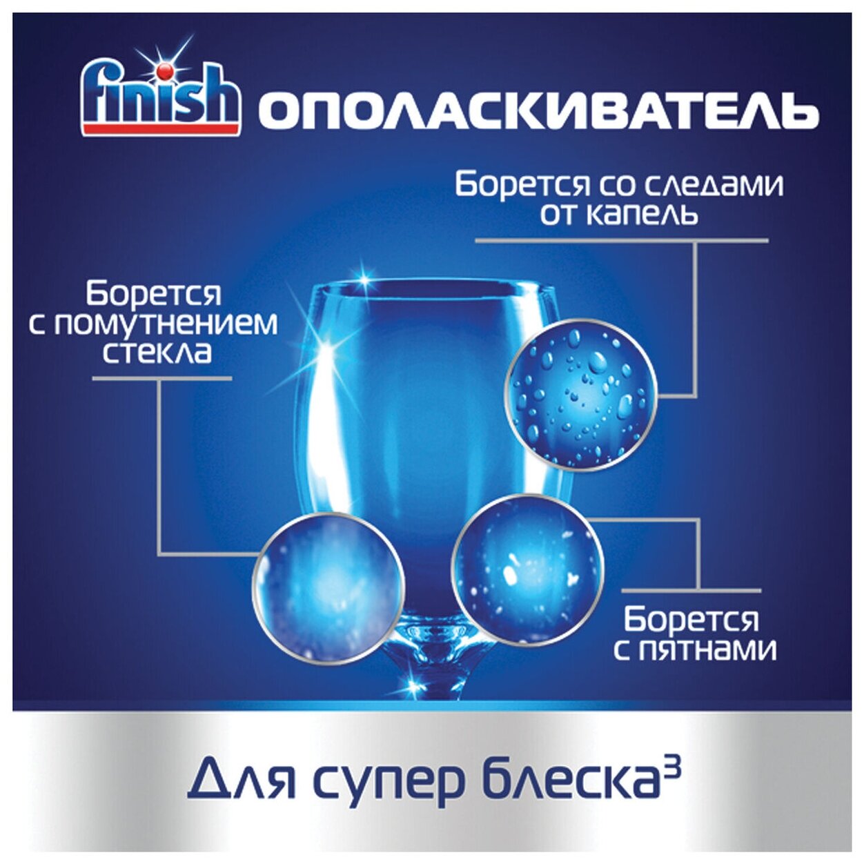 FINISH Shine & Protect Ополаскиватель для ПММ 800 мл. х 2 шт. - фотография № 5