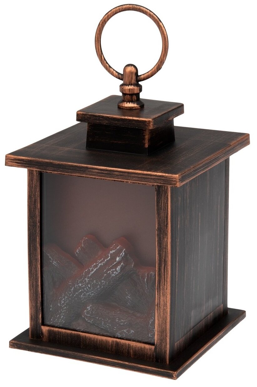 Светильник NEON-NIGHT Home Светодиодный камин Кантри 511-031, цвет арматуры: бронзовый - фотография № 2