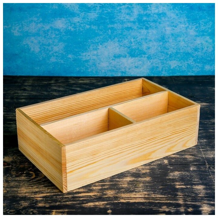 Ящик деревянный 20.5×34.5×10 см подарочный комодик 2966503