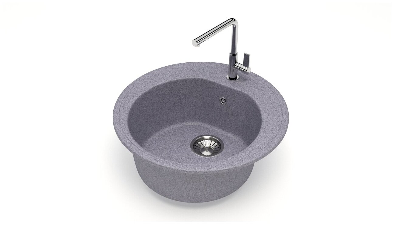 Кухонная мойка GLANZ J-003-35 цвет: тёмно-серый