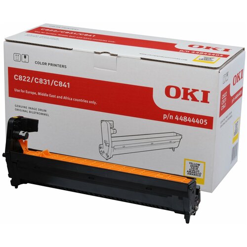 Чип драм-картриджа булат 44844405 для Oki C822, C831 (Жёлтый, 30000 стр.) фотобарабан printlight 44844405 желтый для oki