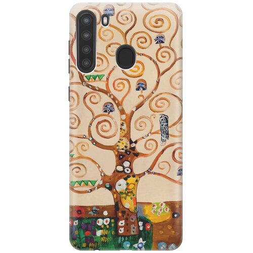 фото Gosso ультратонкий силиконовый чехол-накладка для samsung galaxy a21 с принтом "климт"