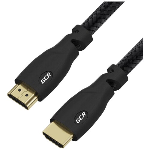 Кабель GCR HDMI - HDMI (GCR-HM811), 1 м, 1 шт., черный кабель gcr hdmi hdmi 1 м 1 шт черный