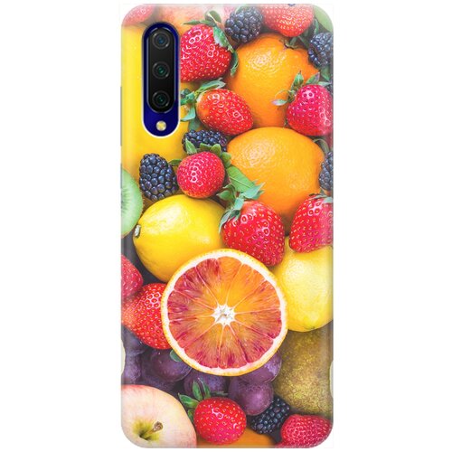 фото Re:pa накладка transparent для xiaomi mi 9 lite / cc9 с принтом "сочные фрукты"