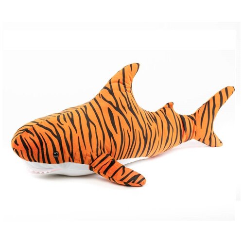 Купить Мягкая игрушка Акула 100 см Нижегородская игрушка, коричневый, текстиль/искусственный мех