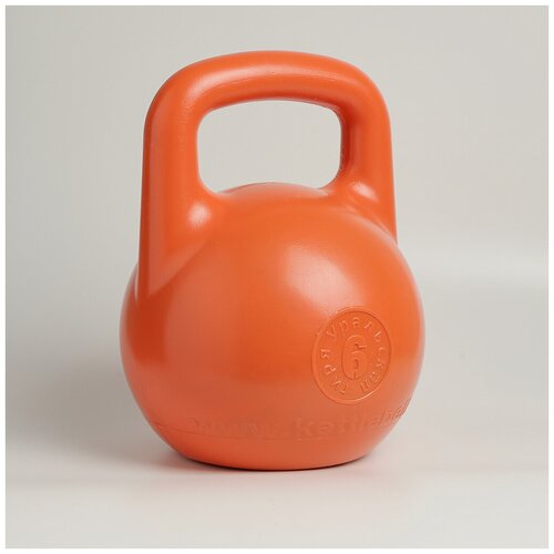 фото Гиря пластиковая с наполнителем 6 кг уральская гиря