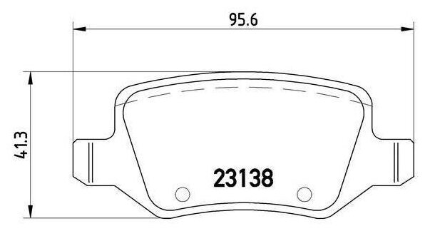 Колодки торм. задн. Trialli PF4054