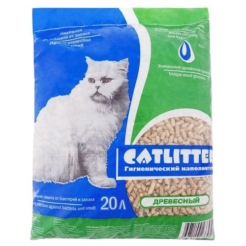 CATLITTER древесный, 20л