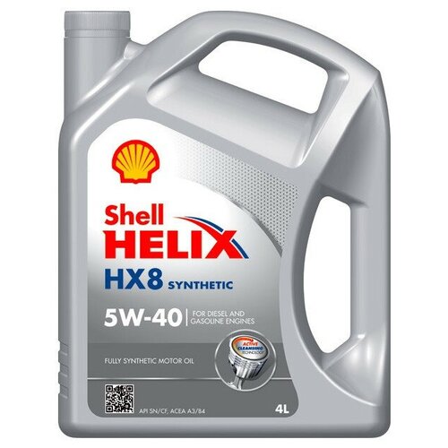 фото Моторное масло shell helix hx8 5w-40 4+1