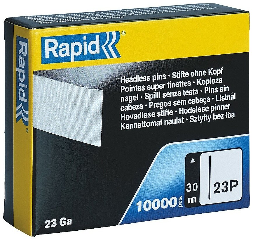 RAPID тип 23Р, 30 мм, 1000 шт, закаленные супертвердые гвозди (5001361)