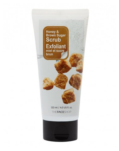 Скраб питательный с экстрактом меда и черным сахаром THE FACE SHOP Smart Peeling Honey Sugar Scrub 120ml