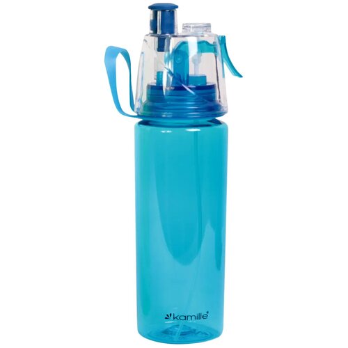 Бутылка спортивная для воды Kamille KM-2301 голубой