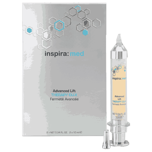 Inspira Advanced Lift Therapy CU-X - Лифтинг-сыворотка с пептидами меди и витамином А для укрепления и регенерации кожи 20 мл
